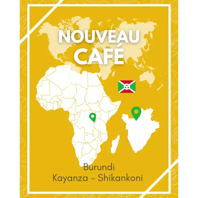 Café moulu Burundi - Shikankoni Café moulu Burundi - Shikankoni