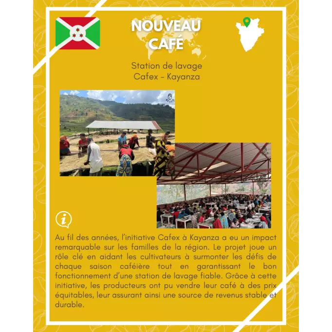 Café moulu Burundi - Shikankoni Café moulu Burundi - Shikankoni