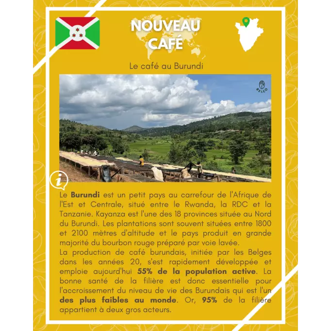 Café moulu Burundi - Shikankoni Café moulu Burundi - Shikankoni