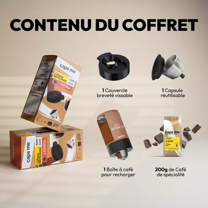 Coffret Caps'Me® compatible avec Dolce Gusto®