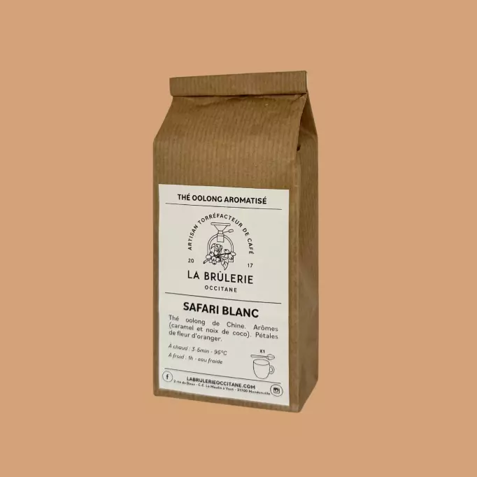 Safari Blanc – Thé Oolong aromatisé