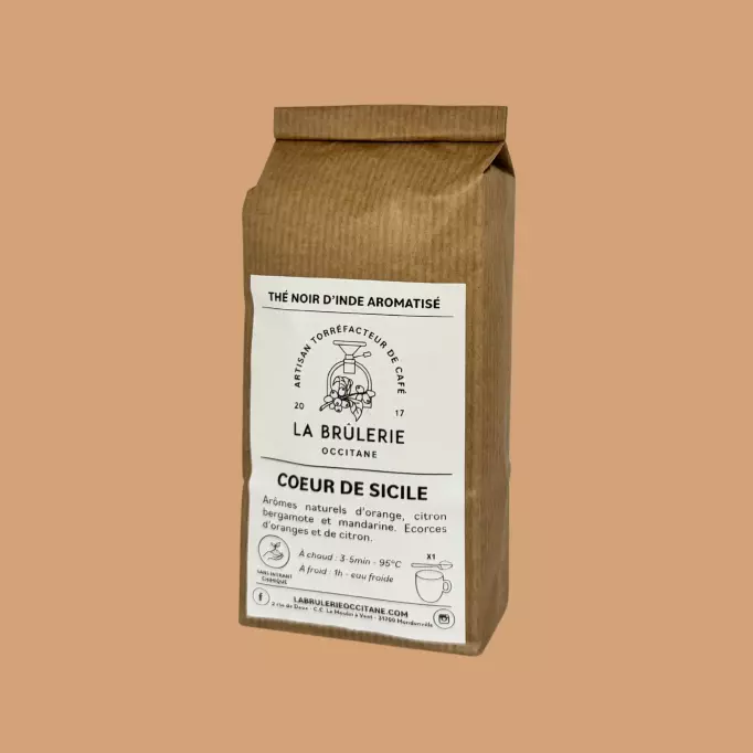 Cœur de Sicile – Thé noir aromatisé* – Flo Fairtrade