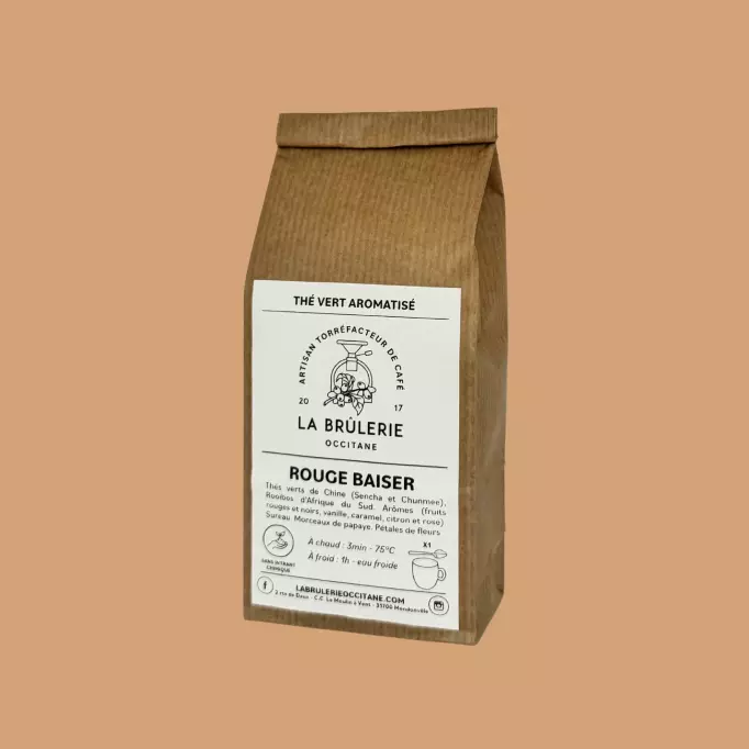 Rouge Baiser Thé vert aromatisé