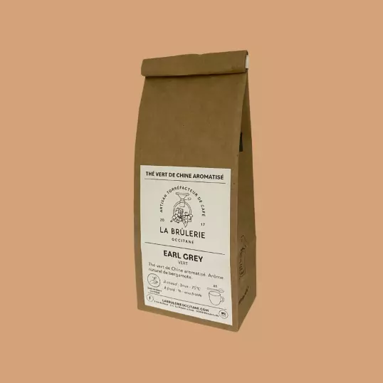 Earl grey - Thé vert aromatisé