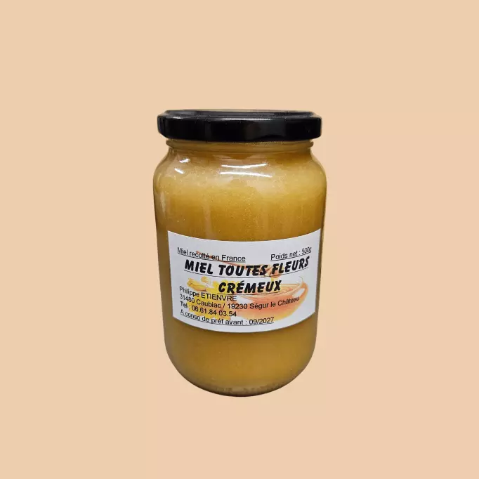 Miel crémeux toutes fleurs - Philippe Etienvre