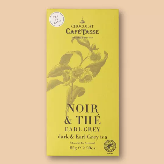 Tablette noir & Thé Earl Grey de CaféTasse©