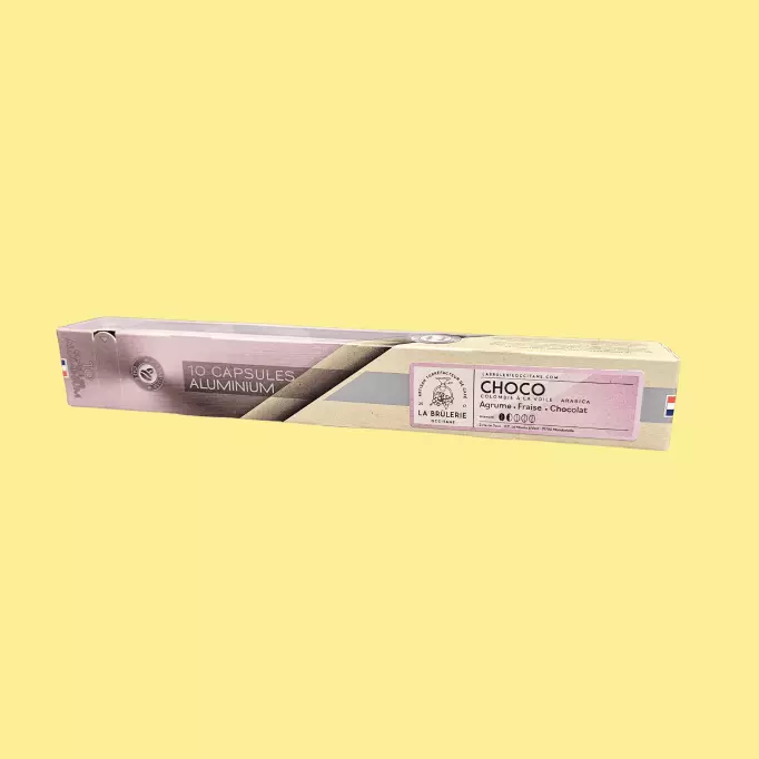 Capsules aluminium compatibles Nespresso® - Choco