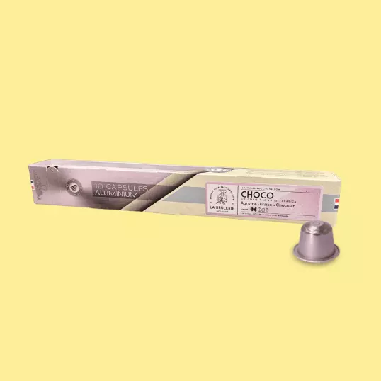 Capsules aluminium compatibles Nespresso® - Choco