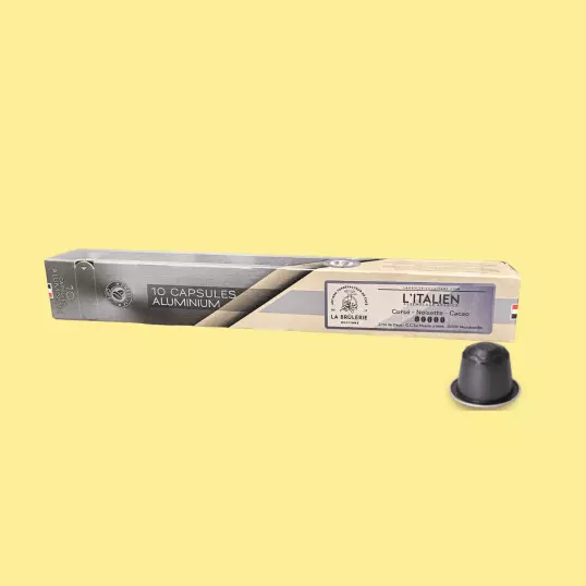 Capsules aluminium - Compatibles Nespresso® - L'italien