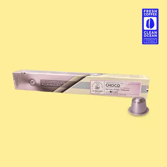 Capsules aluminium compatibles Nespresso® - Choco