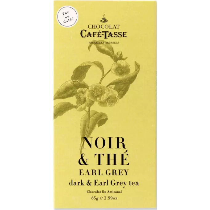Tablette noir et thé Earl Grey