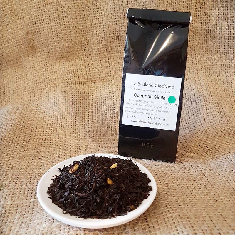 Cœur de Sicile – Thé noir aromatisé* – Flo Fairtrade