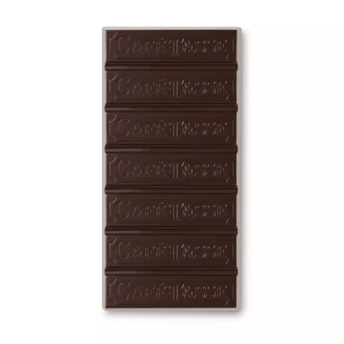 Tablette de chocolat noir et café